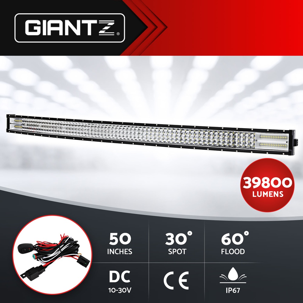 Giantz LED Driving Light 20/28/50 Inch Flood Spot Light Bar Driving Lamp - Picture 15 of 17