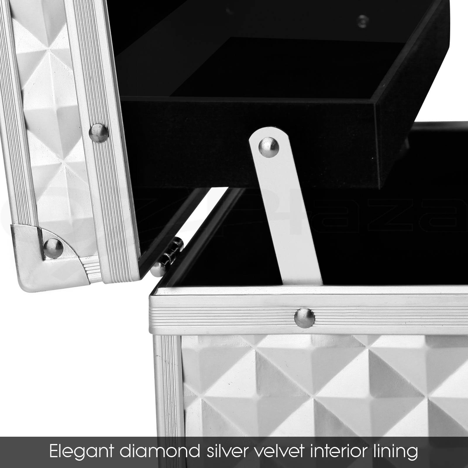 Embellir Makeup Case Makeup Organiser Beauty Case Portable Mirror 3