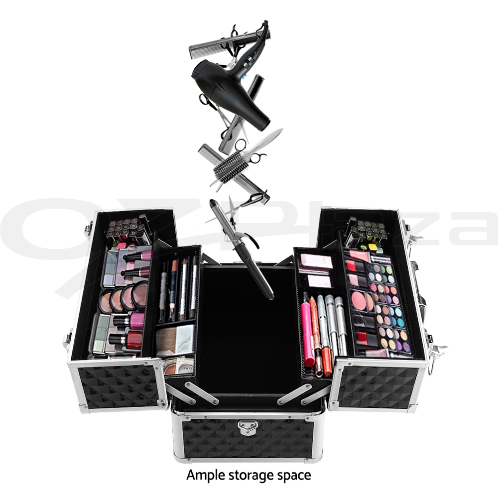 Makeup Case Beauty Cosmetic Travel Organiser Carry Storage Portable Box Embellir - Picture 79 of 95
