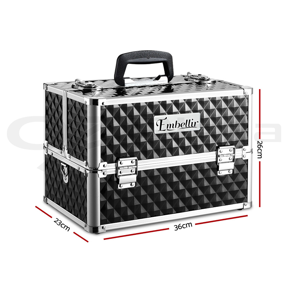 Makeup Case Beauty Cosmetic Travel Organiser Carry Storage Portable Box Embellir - Picture 83 of 95
