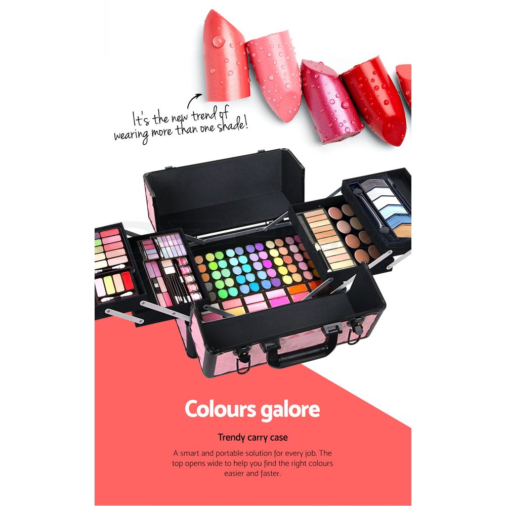 Makeup Case Beauty Cosmetic Travel Organiser Carry Storage Portable Box Embellir - Picture 54 of 95