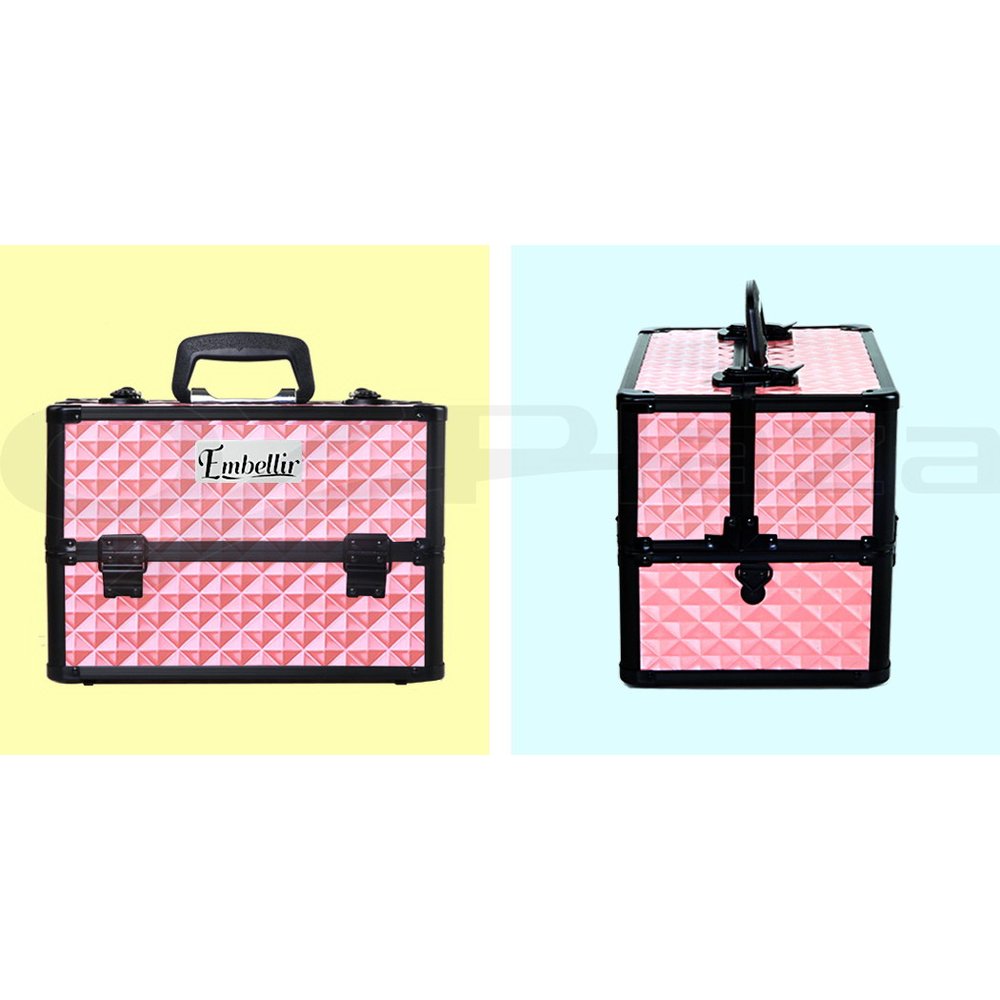 Makeup Case Beauty Cosmetic Travel Organiser Carry Storage Portable Box Embellir - Picture 57 of 95