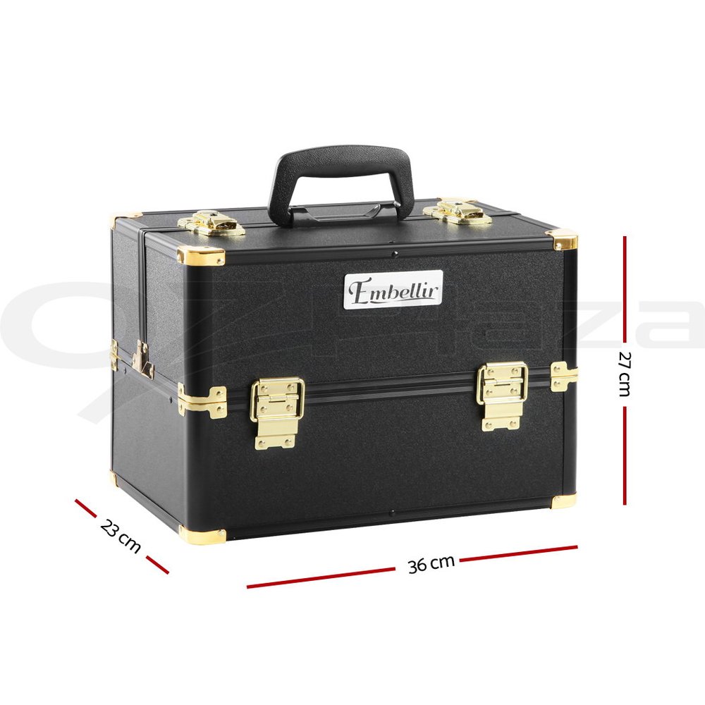 Makeup Case Beauty Cosmetic Travel Organiser Carry Storage Portable Box Embellir - Picture 93 of 95