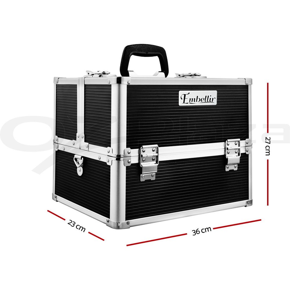 Embellir Makeup Cosmetic Case Beauty Storage Organiser Carry Box Portable Drawer eBay