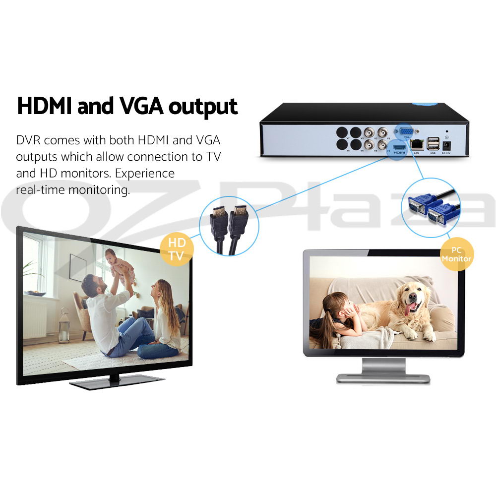 UL-tech CCTV Security Camera System 1080P 4CH 8CH DVR Home Outdoor Long Range - Picture 18 of 41