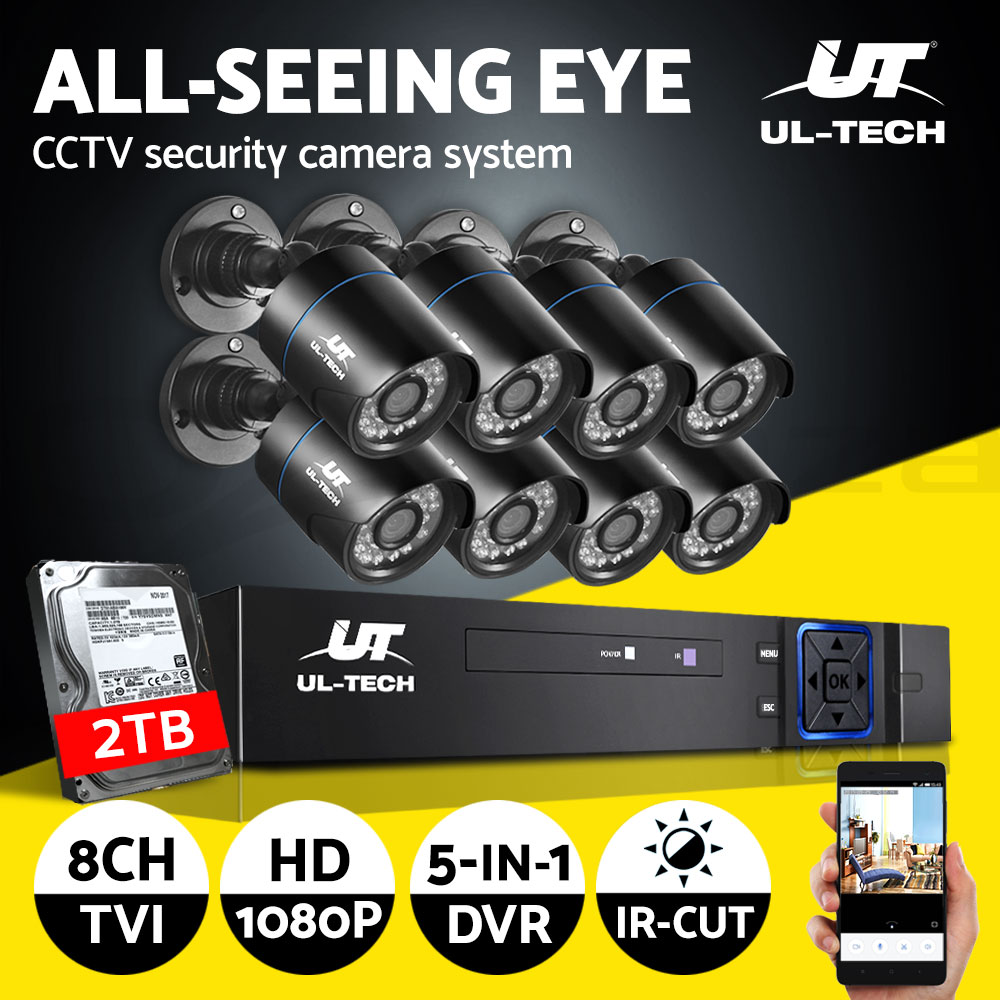 UL-tech CCTV Camera Security System Wireless Home 3MP WIFI 8CH DVR Outdoor IP - Picture 18 of 20