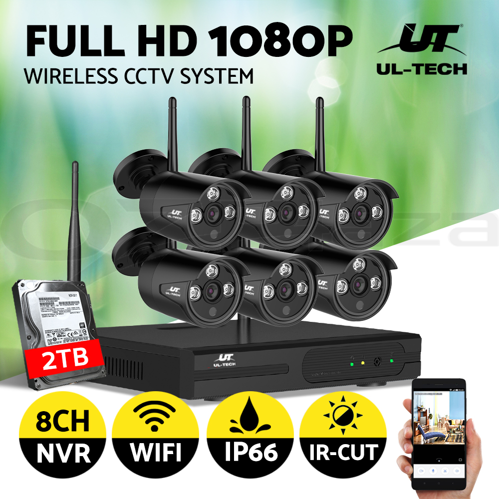 UL-tech CCTV Camera Security System Wireless Home 3MP WIFI 8CH DVR Outdoor IP - Picture 17 of 20