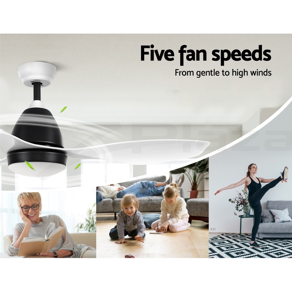 Devanti DC Motor Ceiling Fan With Light LED Remote Control Fans 48'' 52'' 64'' - Picture 14 of 55
