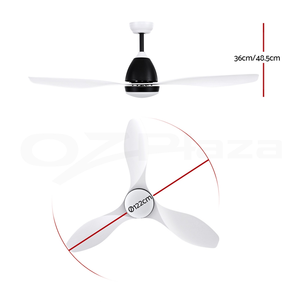 Devanti DC Motor Ceiling Fan With Light LED Remote Control Fans 48'' 52'' 64'' - Picture 21 of 55