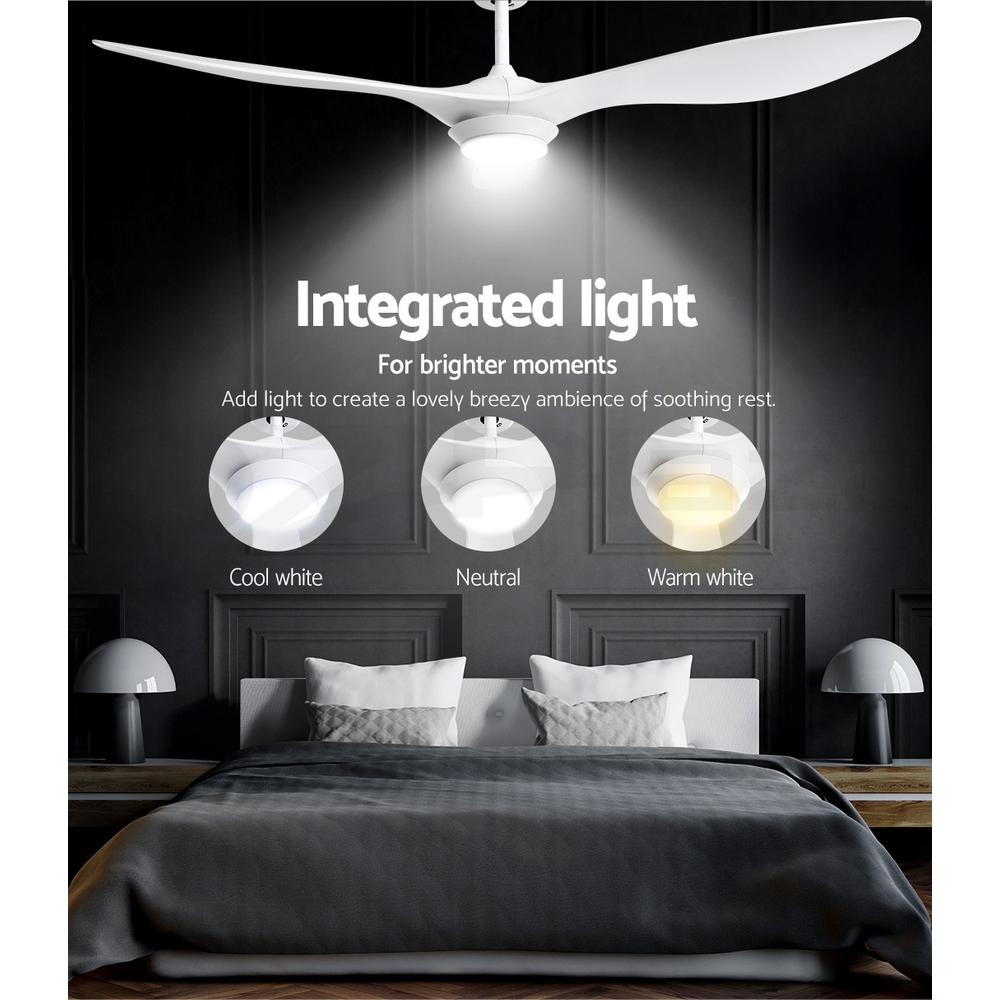 Devanti DC Motor Ceiling Fan With Light LED Remote Control Fans 48'' 52'' 64'' - Picture 26 of 55