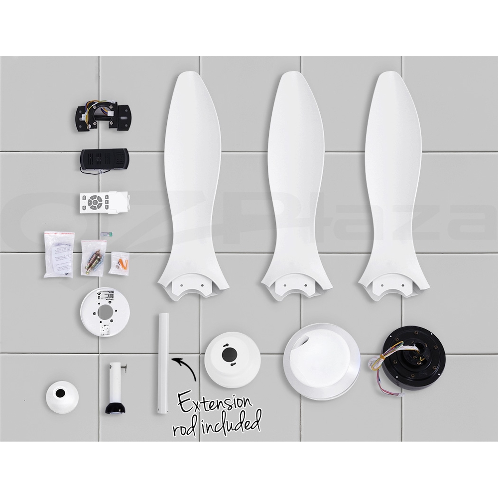 Devanti DC Motor Ceiling Fan With Light LED Remote Control Fans 48'' 52'' 64'' - Picture 31 of 55