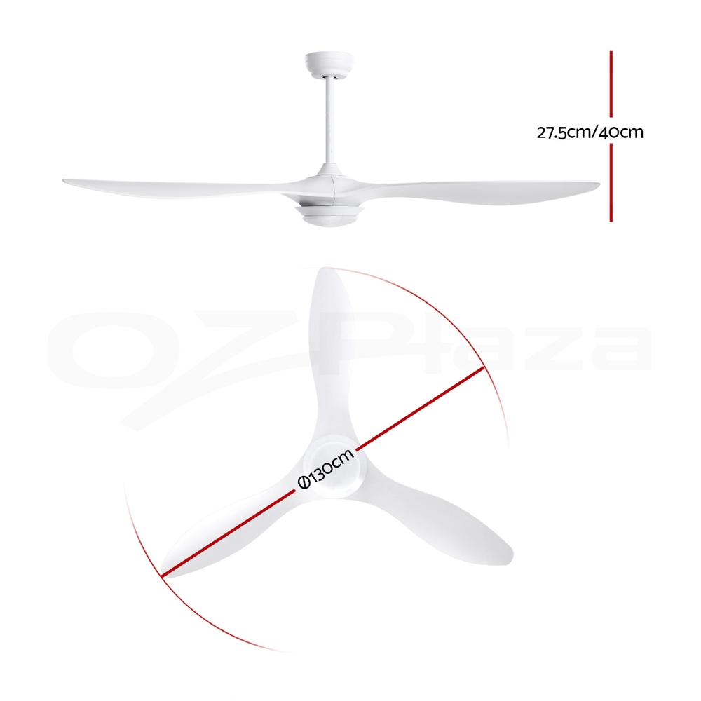 Devanti DC Motor Ceiling Fan With Light LED Remote Control Fans 48'' 52'' 64'' - Picture 32 of 55