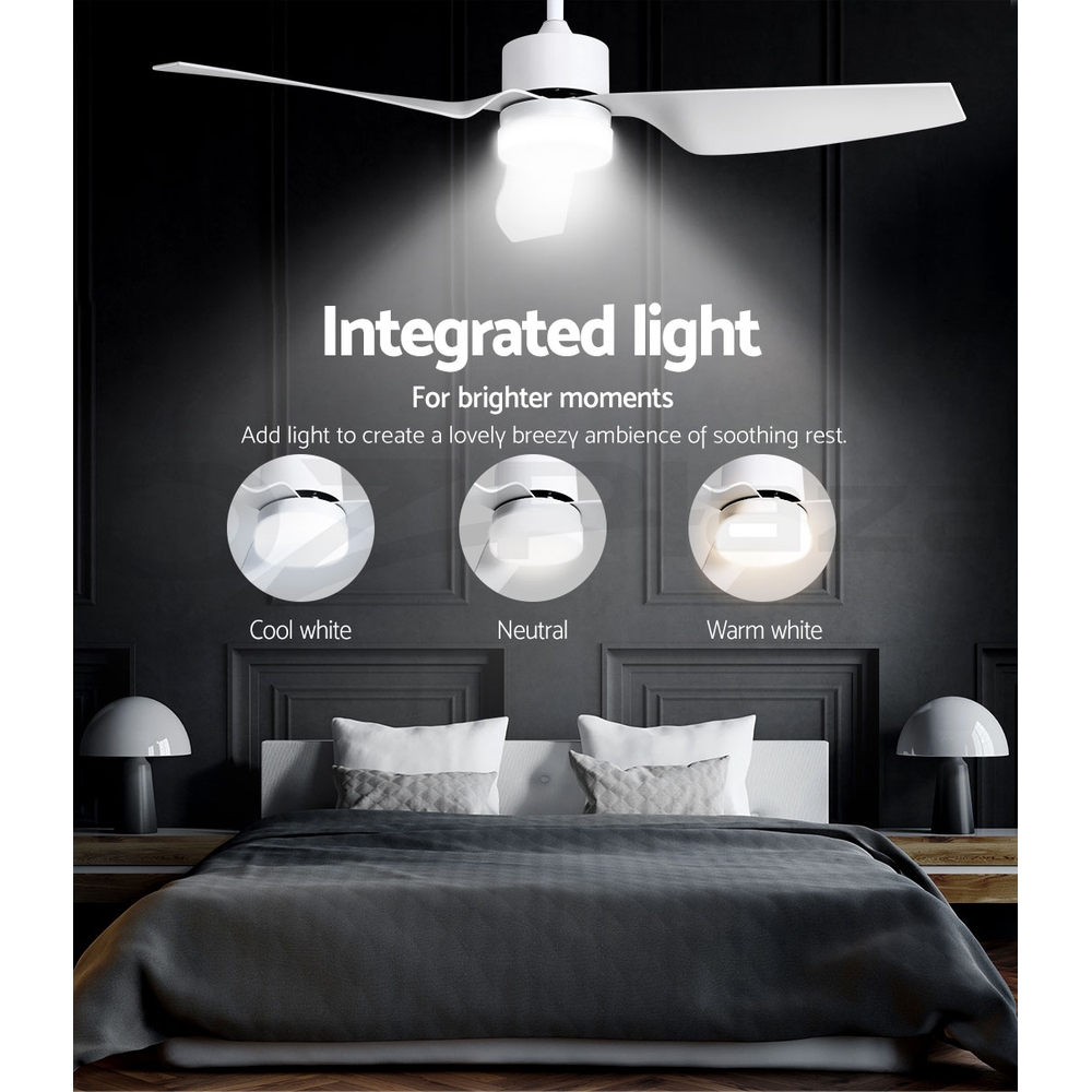 Devanti DC Motor Ceiling Fan With Light LED Remote Control Fans 48'' 52'' 64'' - Picture 39 of 55