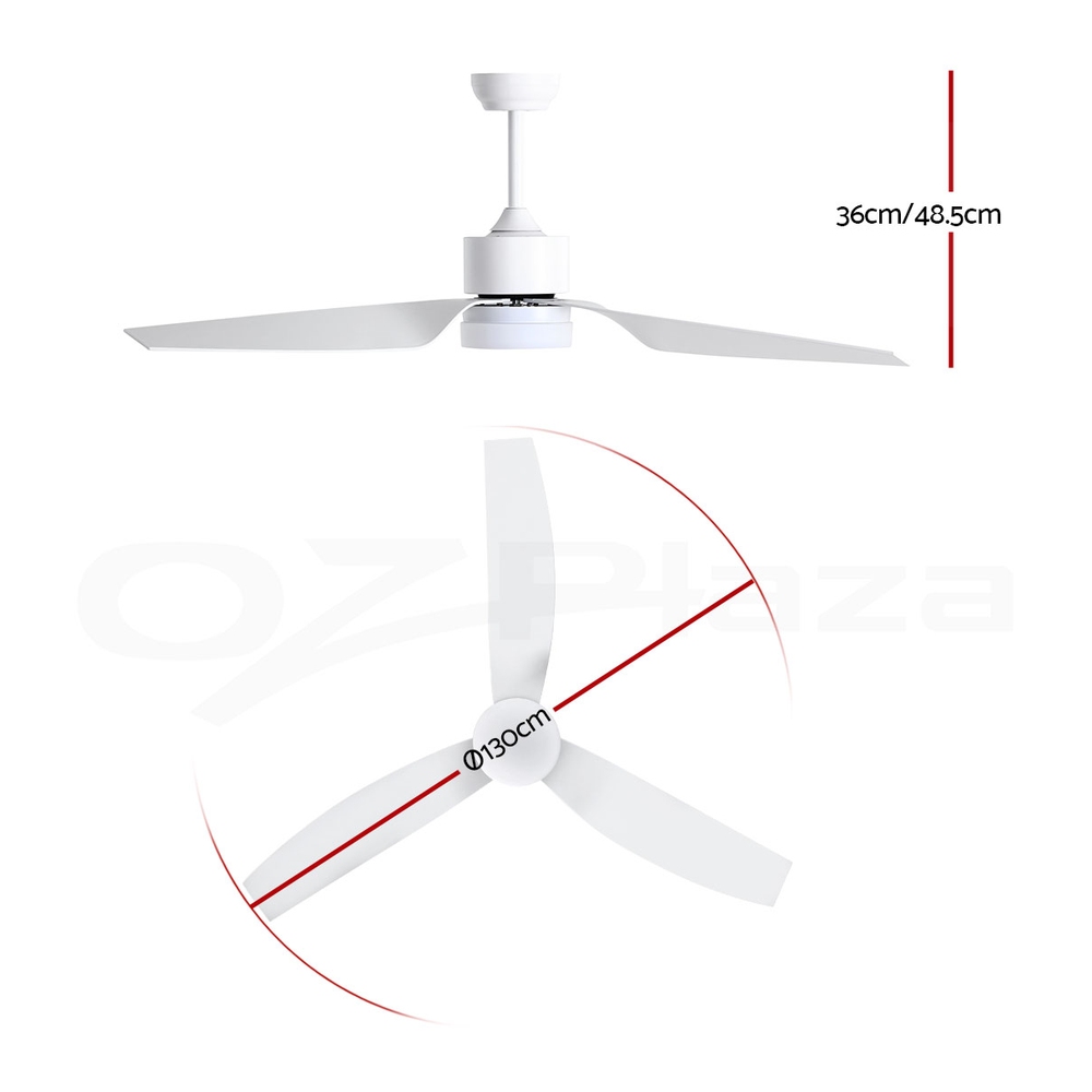Devanti DC Motor Ceiling Fan With Light LED Remote Control Fans 48'' 52'' 64'' - Picture 44 of 55