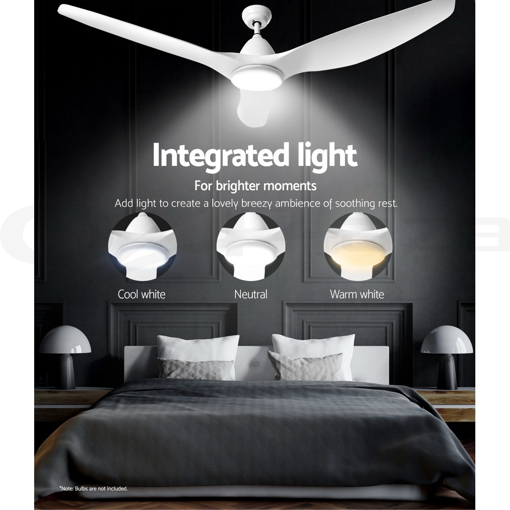 Devanti DC Motor Ceiling Fan With Light LED Remote Control Fans 48'' 52'' 64'' - Picture 48 of 55