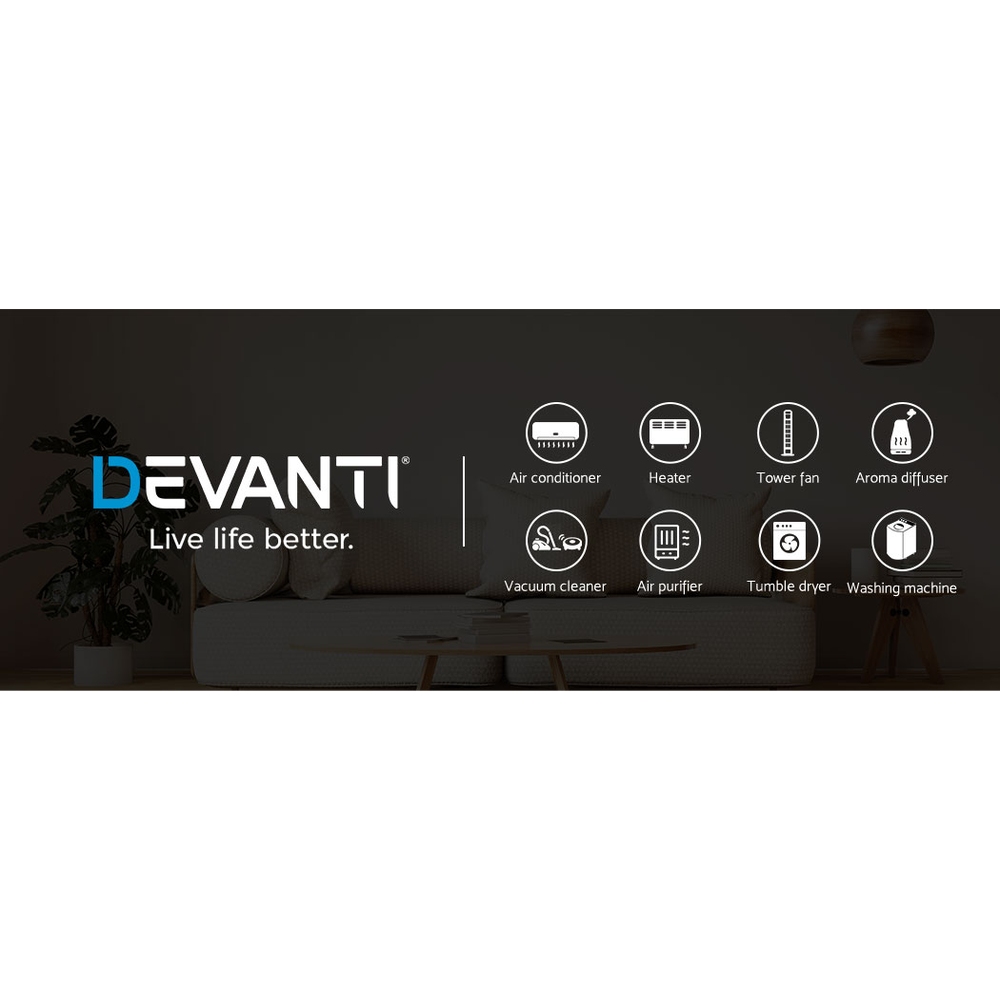 Devanti 48" 52" 64" Ceiling Fan AC DC Motor Fans Light LED Remote Control - Picture 33 of 43