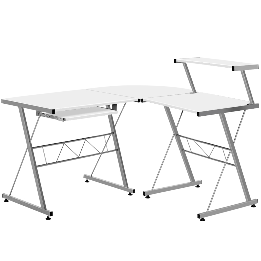 Artiss Corner Computer Desk Home Office Desks Study PC Laptop Table Shelves - Picture 44 of 86