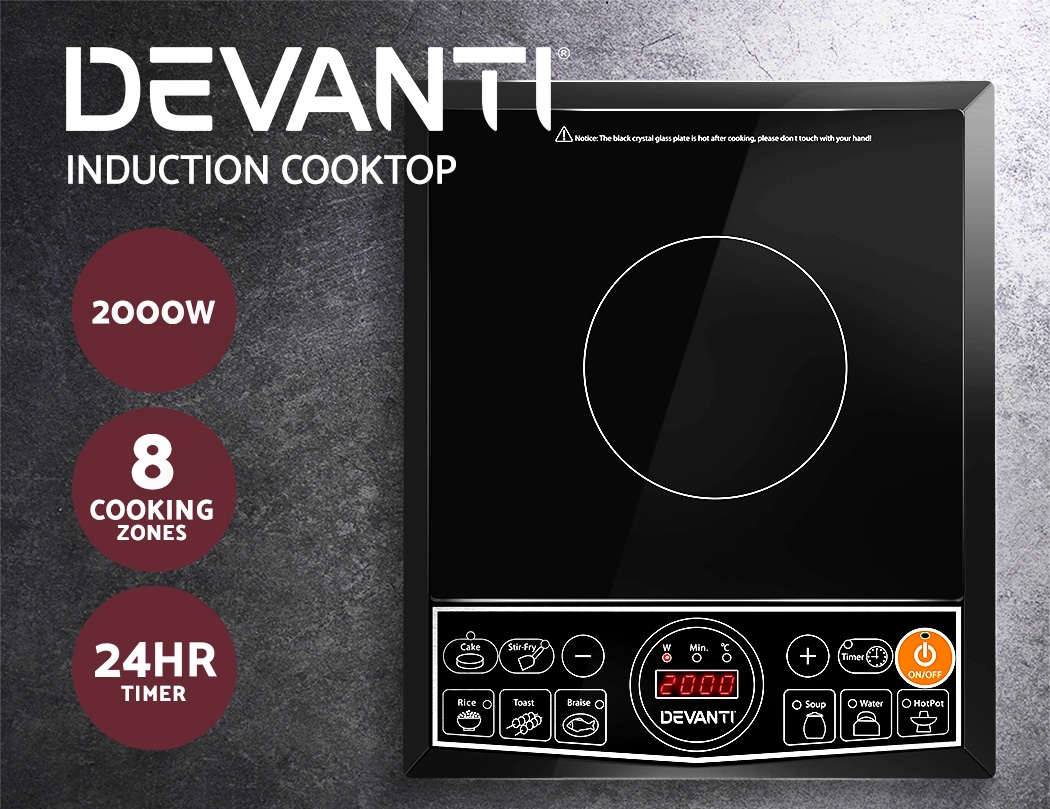 300W2000W Portable Electric Induction Cooktop Ceramic Cook Top 8