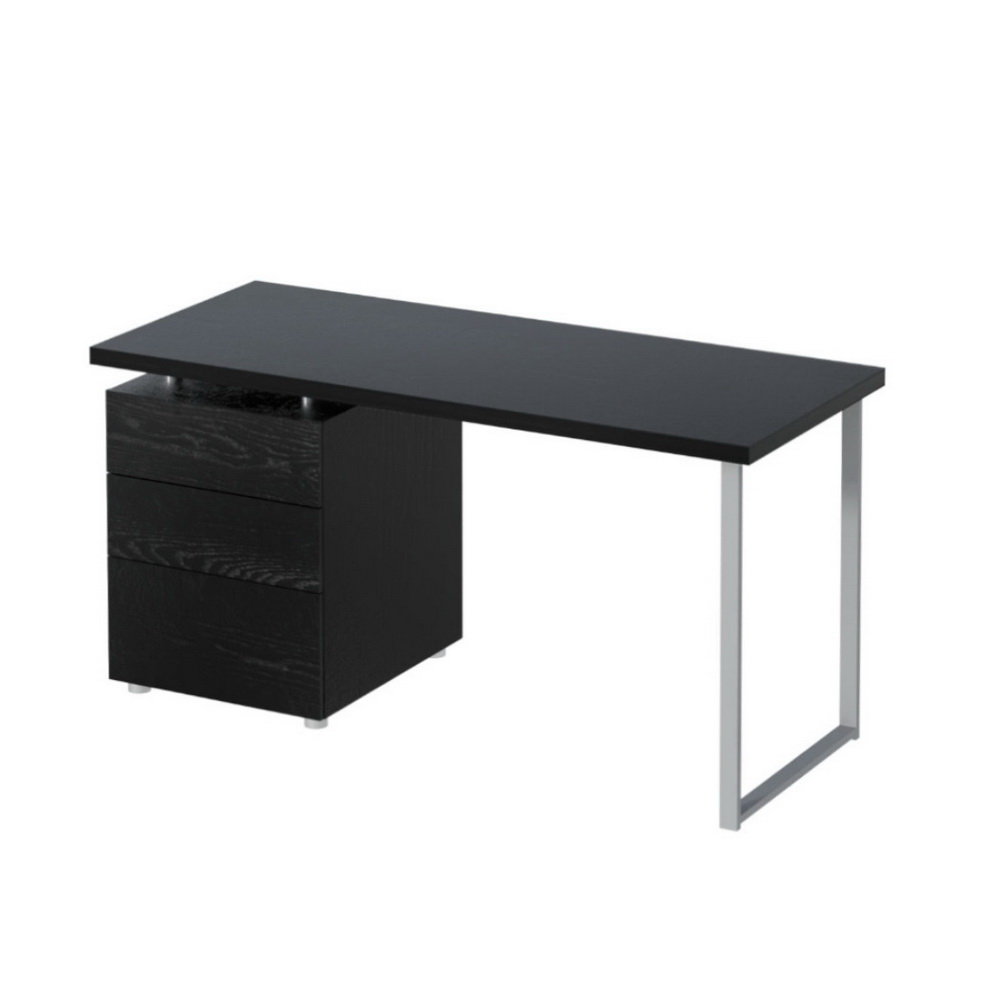 Artiss Corner Computer Desk Office Study Desks Table Drawers Shelves White Black - Picture 69 of 106