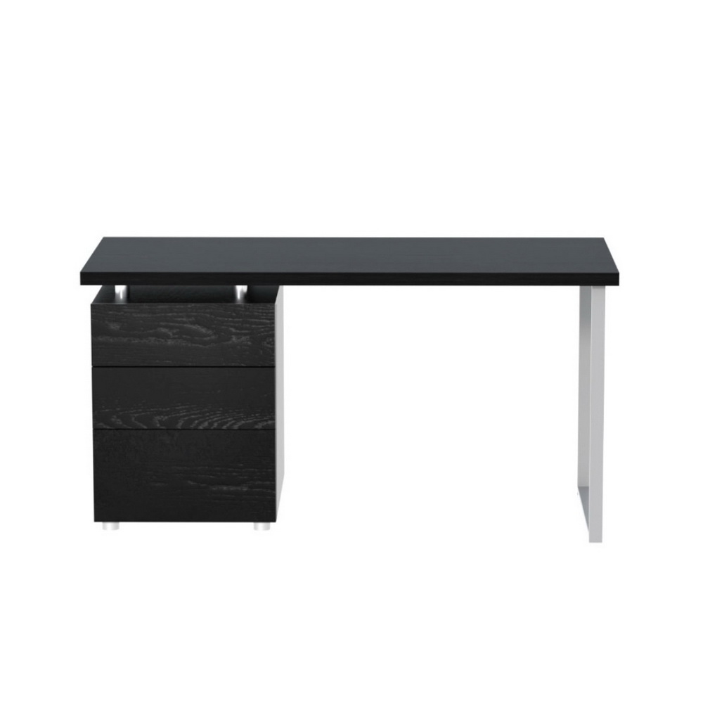 Artiss Corner Computer Desk Office Study Desks Table Drawers Shelves White Black - Picture 71 of 106