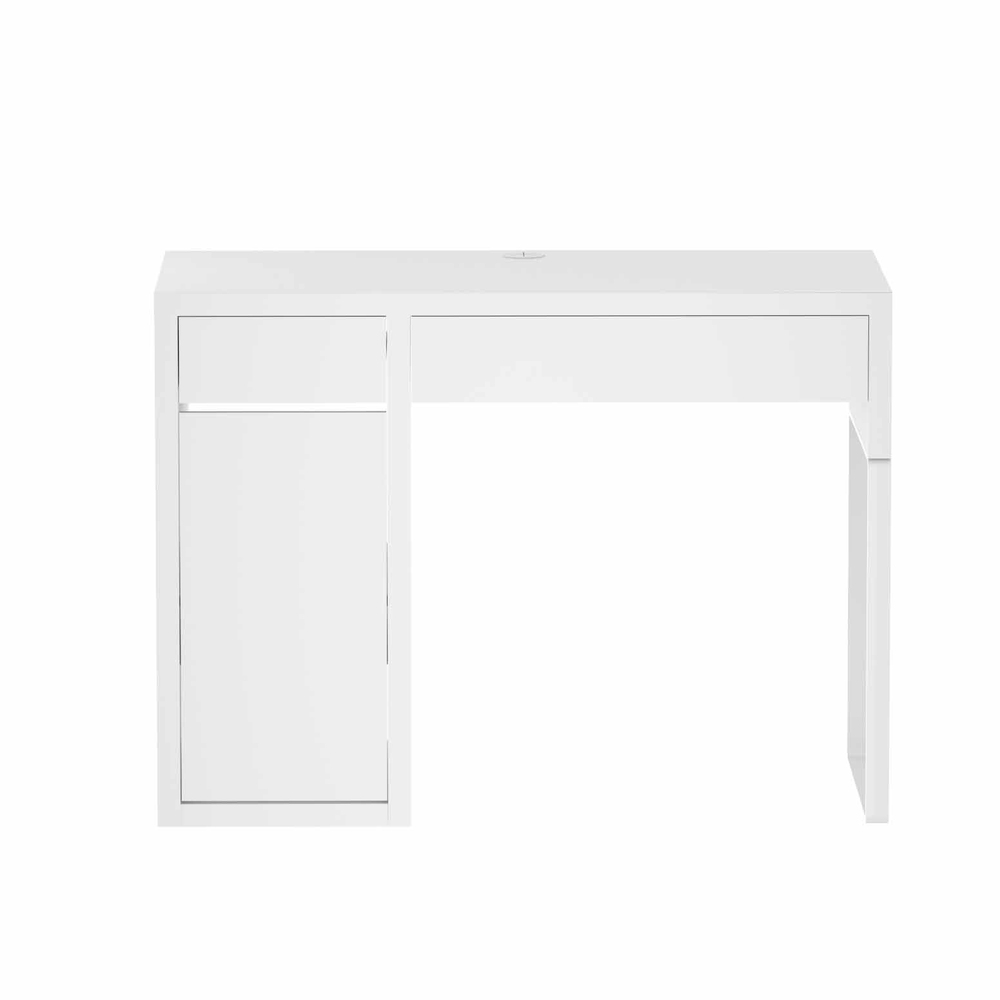Artiss Corner Computer Desk Office Study Desks Table Drawers Shelves White Black - Picture 86 of 106