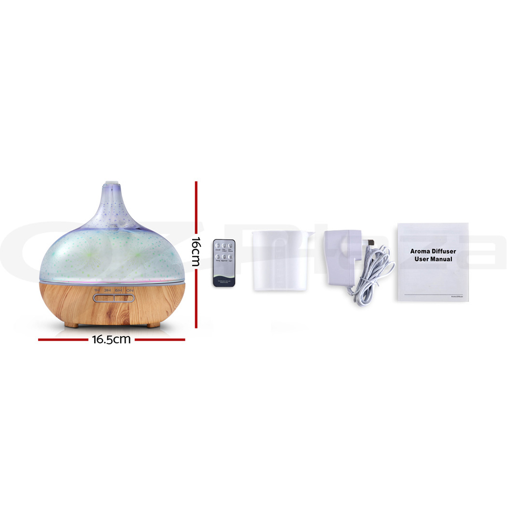Devanti Aromatherapy Diffuser 3D Aroma Essential Oils Ultrasonic Air Humidifier - Picture 25 of 35