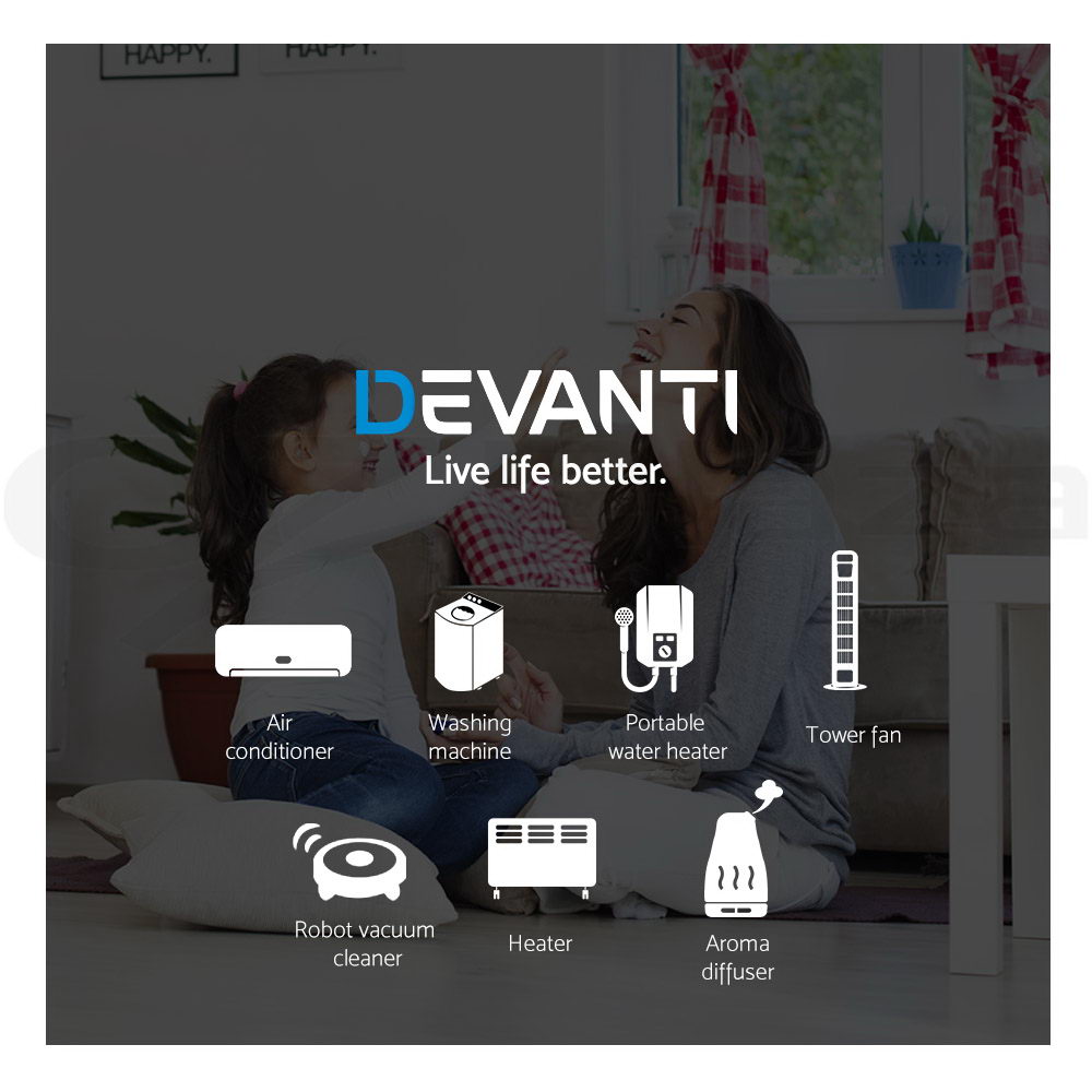Devanti Aromatherapy Diffuser Aroma Essential Oil Ultrasonic Air Humidifier Mist - Picture 53 of 133