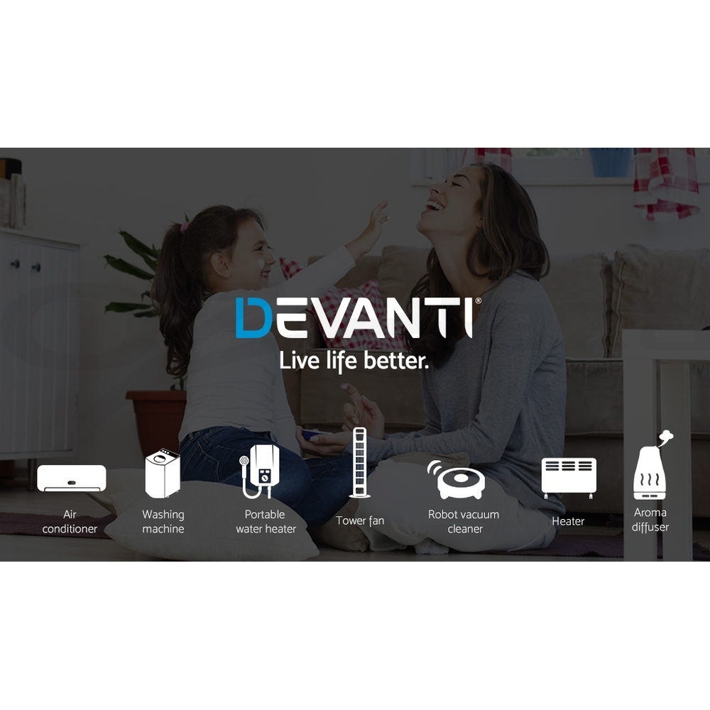 Devanti Aromatherapy Diffuser Aroma Essential Oil Ultrasonic Air Humidifier Mist - Picture 102 of 133