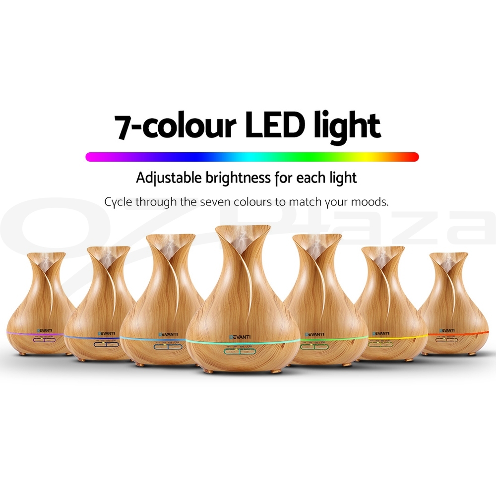 Devanti Aromatherapy Diffuser Aroma Essential Oil Ultrasonic Air Humidifier Mist - Picture 25 of 133