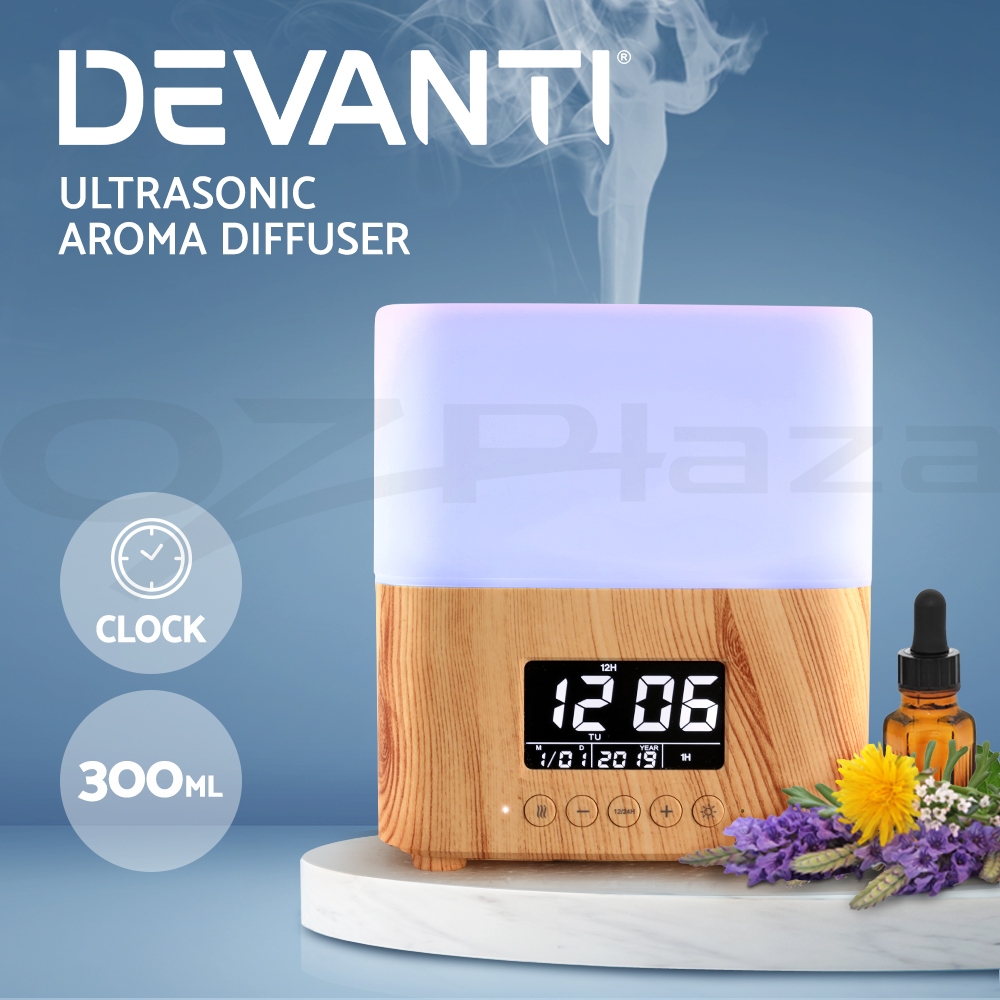 Devanti Aromatherapy Diffuser Aroma Essential Oil Ultrasonic Air Humidifier Mist - Picture 112 of 133