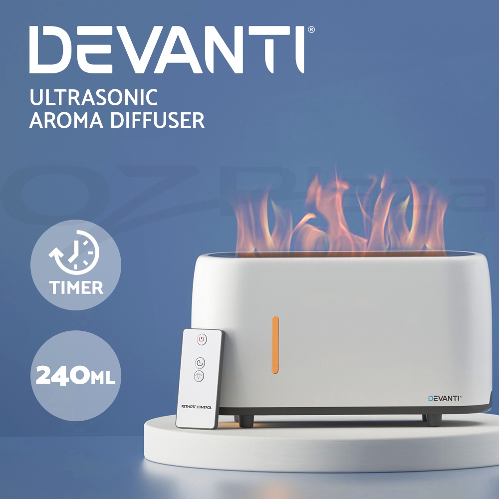 Devanti Aromatherapy Diffuser Aroma Essential Oil Ultrasonic Air Humidifier Mist - Picture 41 of 133