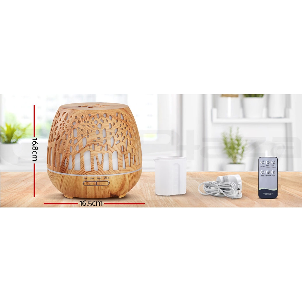 Devanti Aromatherapy Diffuser Aroma Essential Oil Ultrasonic Air Humidifier Mist - Picture 97 of 133