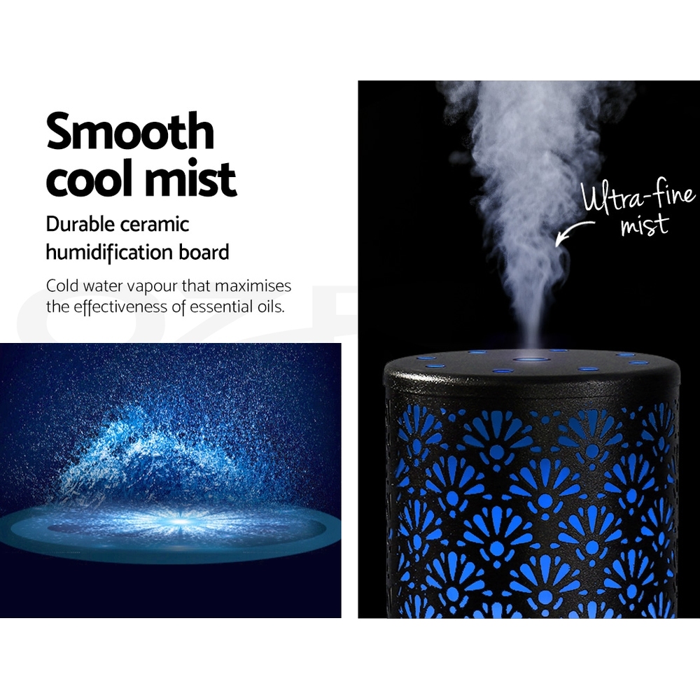 Devanti Aromatherapy Diffuser Aroma Essential Oil Ultrasonic Air Humidifier Mist - Picture 129 of 133