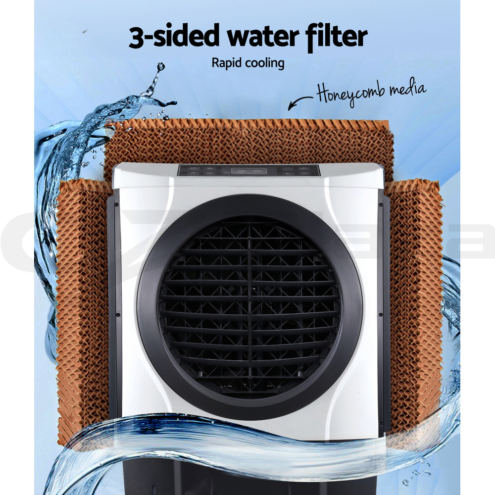 Devanti Evaporative Air Cooler Industrial Portable Fan Water Cooler