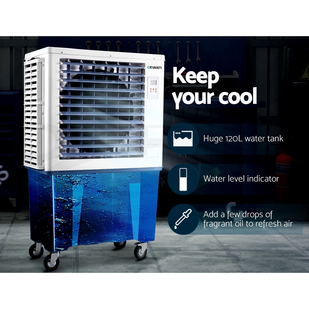 Devanti Evaporative Air Cooler Conditioner Commercial Industrial