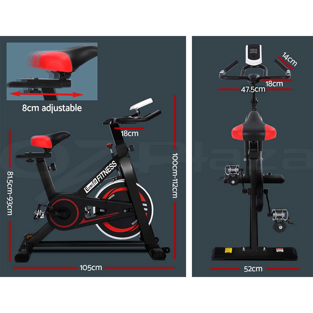 everfit exercise 8kg spin bike review