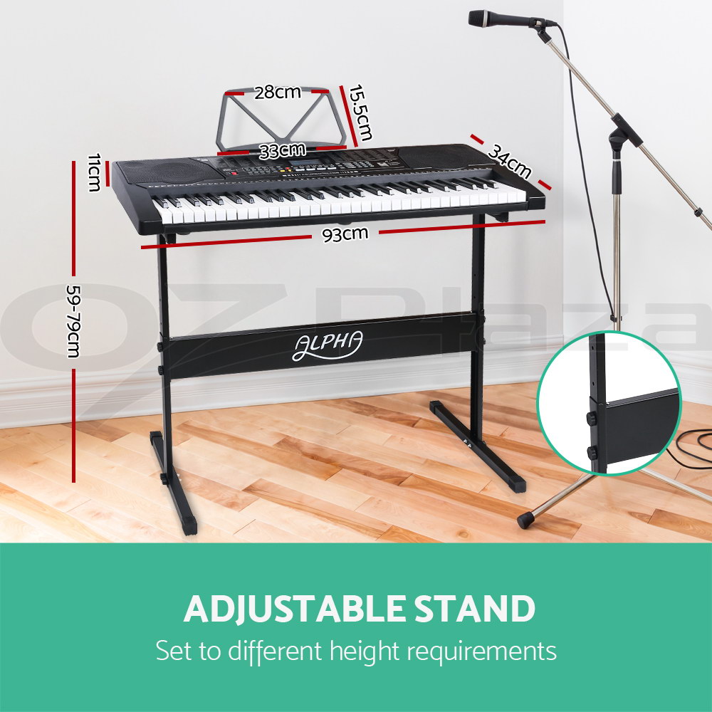 Alpha 61 Keys Digital Piano Keyboard Electronic Electric Keyboards