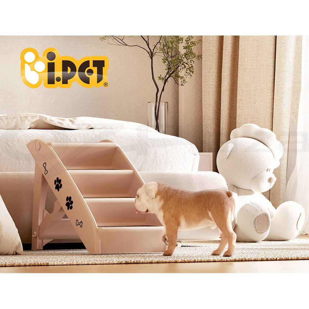 i.Pet Dog Ramp Steps For Bed Sofa Car Pet Stairs Ladder Travel Foldable Portable - Picture 54 of 72