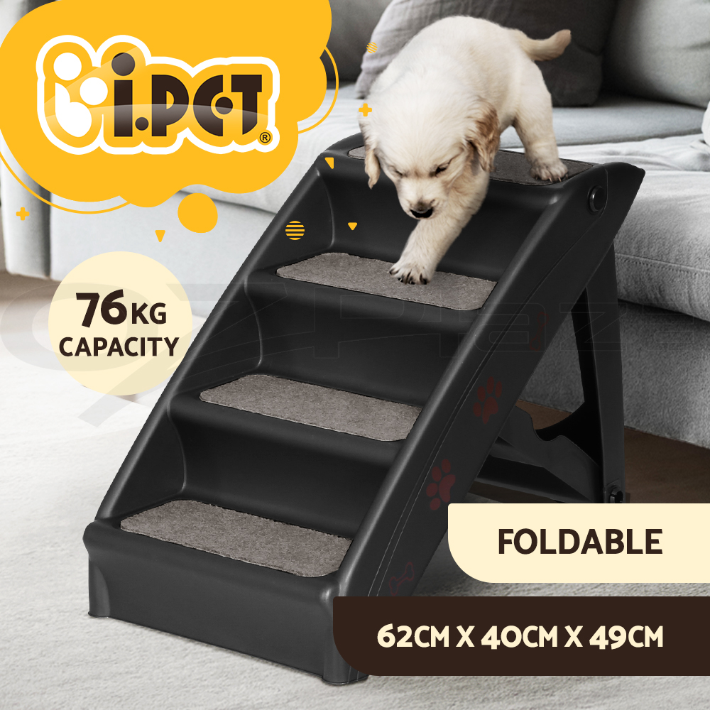 i.Pet Dog Ramp Steps For Bed Sofa Car Pet Stairs Ladder Travel Foldable Portable - Picture 7 of 72