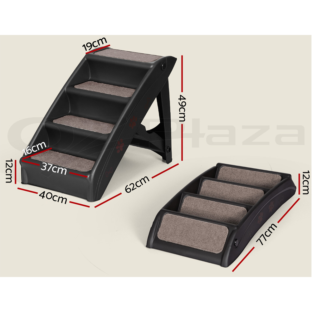 i.Pet Dog Ramp Steps For Bed Sofa Car Pet Stairs Ladder Travel Foldable Portable - Picture 14 of 72