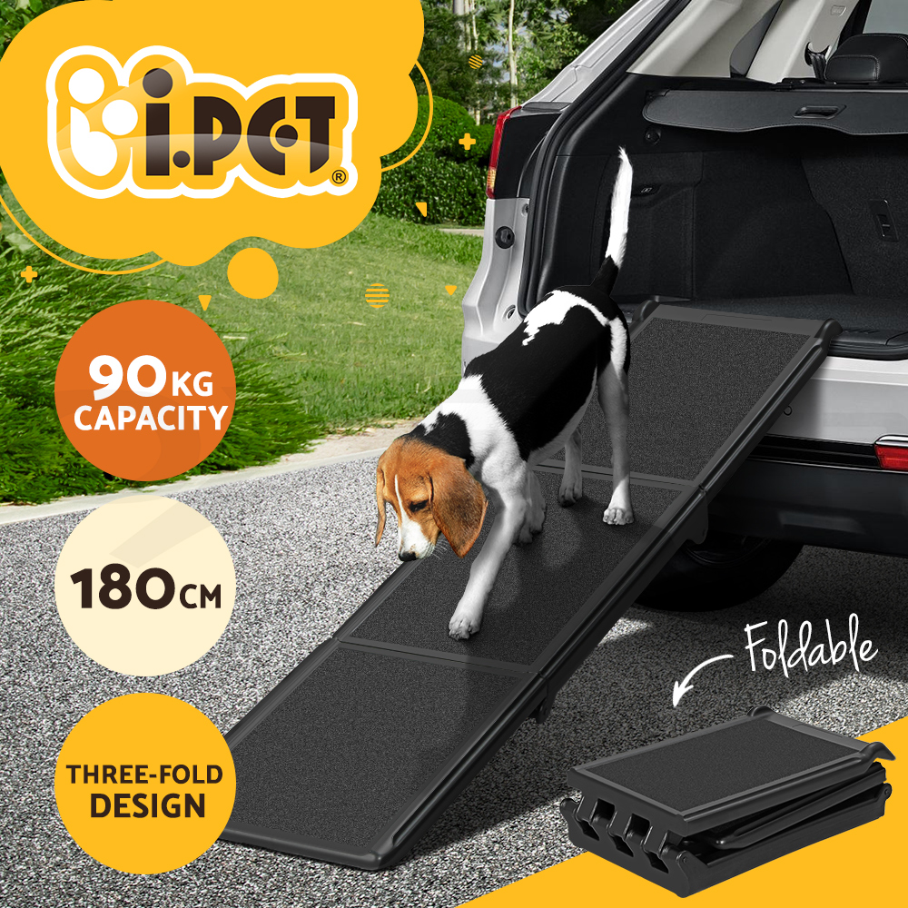 i.Pet Dog Ramp Steps For Bed Sofa Car Pet Stairs Ladder Travel Foldable Portable - Picture 26 of 72