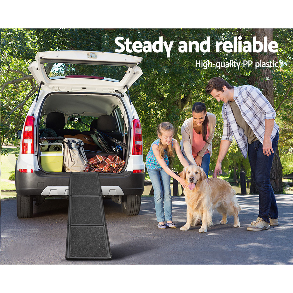 i.Pet Dog Ramp Steps For Bed Sofa Car Pet Stairs Ladder Travel Foldable Portable - Picture 28 of 72