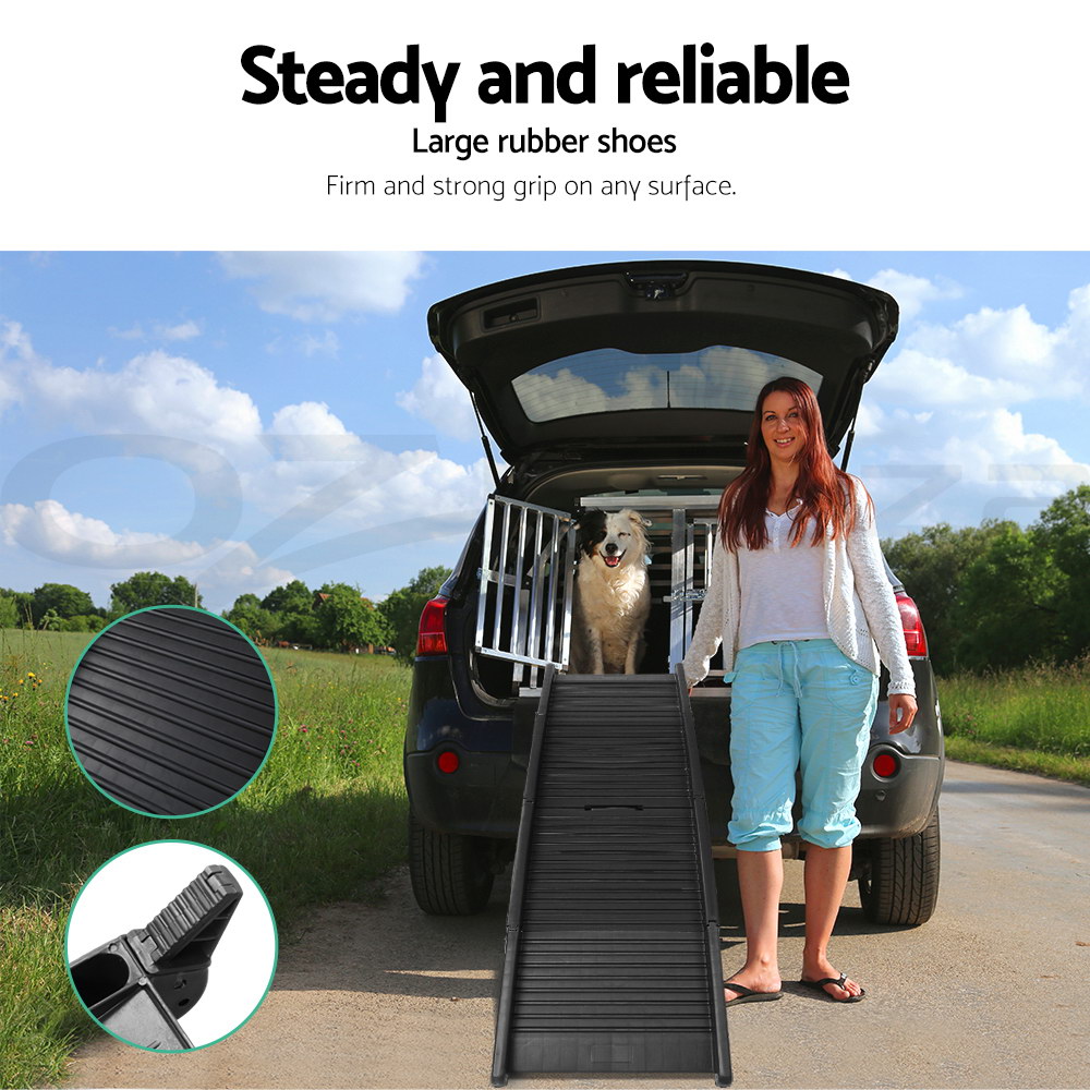 i.Pet Dog Ramp Steps For Bed Sofa Car Pet Stairs Ladder Travel Foldable Portable - Picture 41 of 72