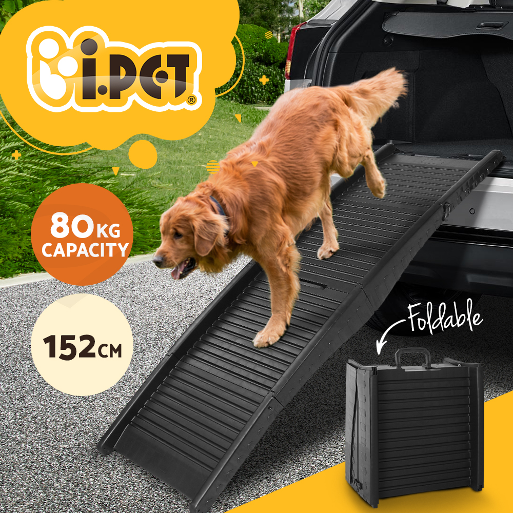 i.Pet Dog Ramp Steps For Bed Sofa Car Pet Stairs Ladder Travel Foldable Portable - Picture 37 of 72