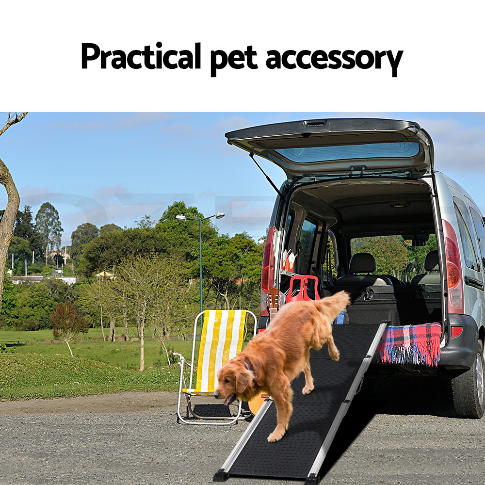 i.Pet Dog Ramp Steps For Bed Sofa Car Pet Stairs Ladder Travel Foldable Portable - Picture 19 of 72