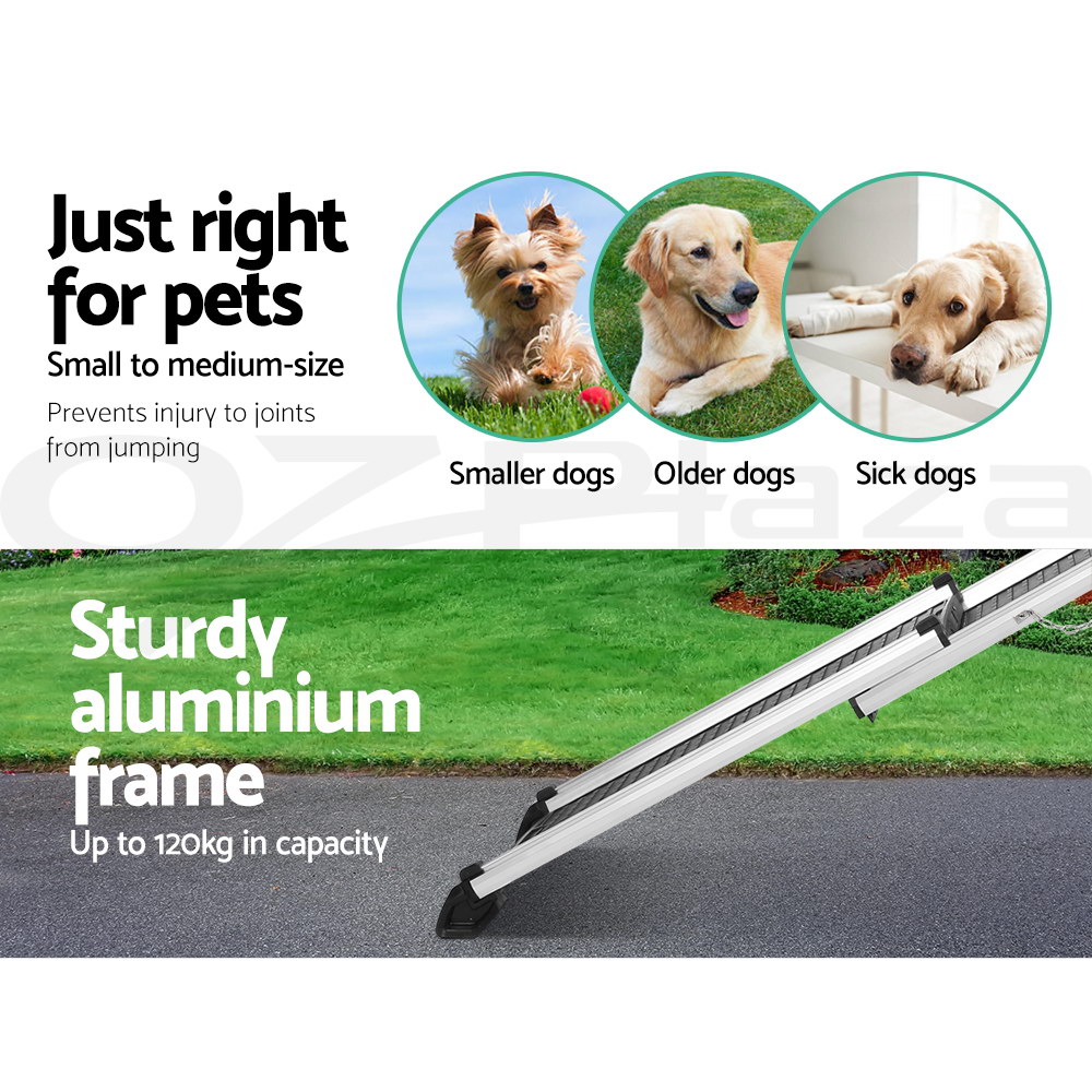 i.Pet Dog Ramp Steps For Bed Sofa Car Pet Stairs Ladder Travel Foldable Portable - Picture 20 of 72