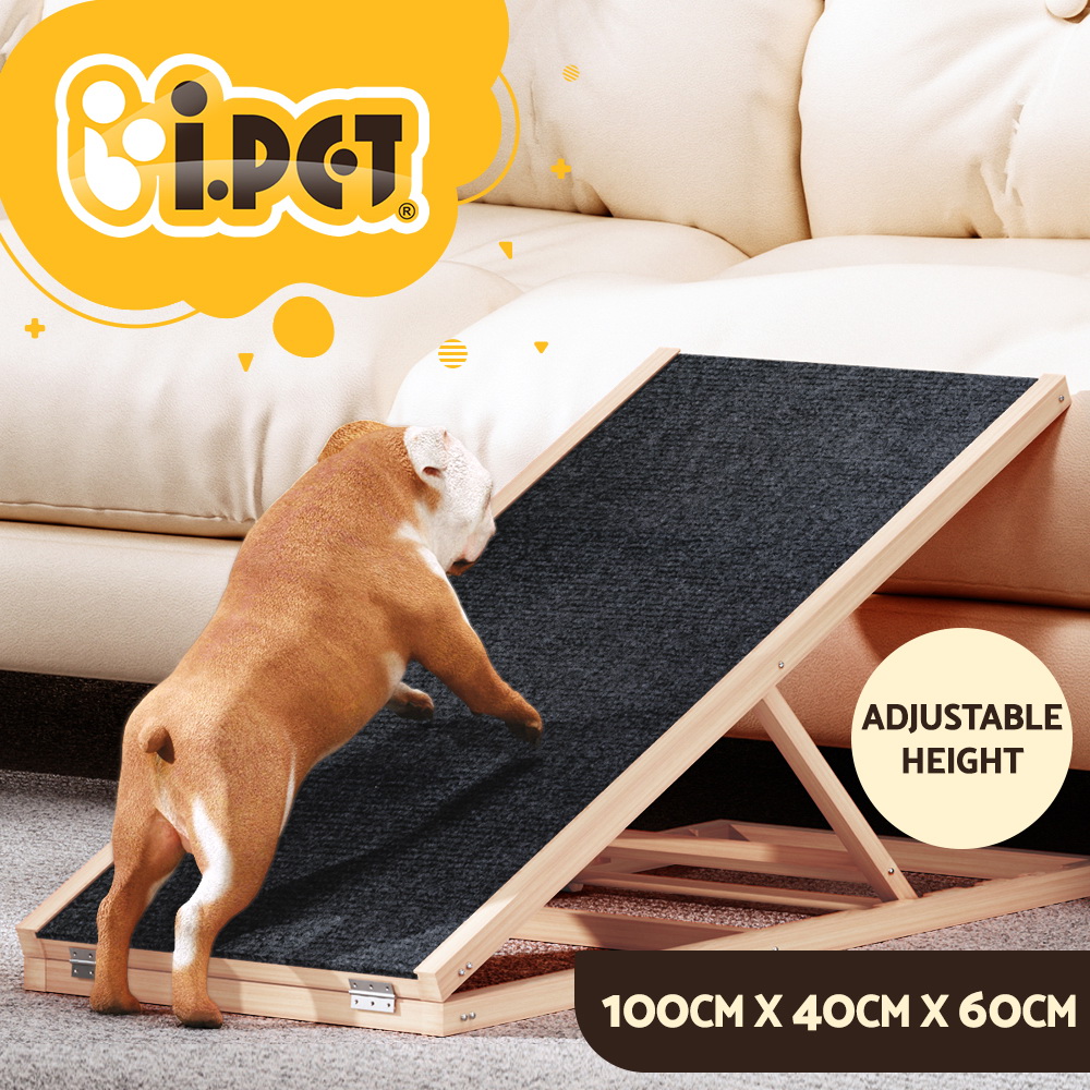i.Pet Dog Ramp Steps For Bed Sofa Car Pet Stairs Ladder Travel Foldable Portable - Picture 64 of 72