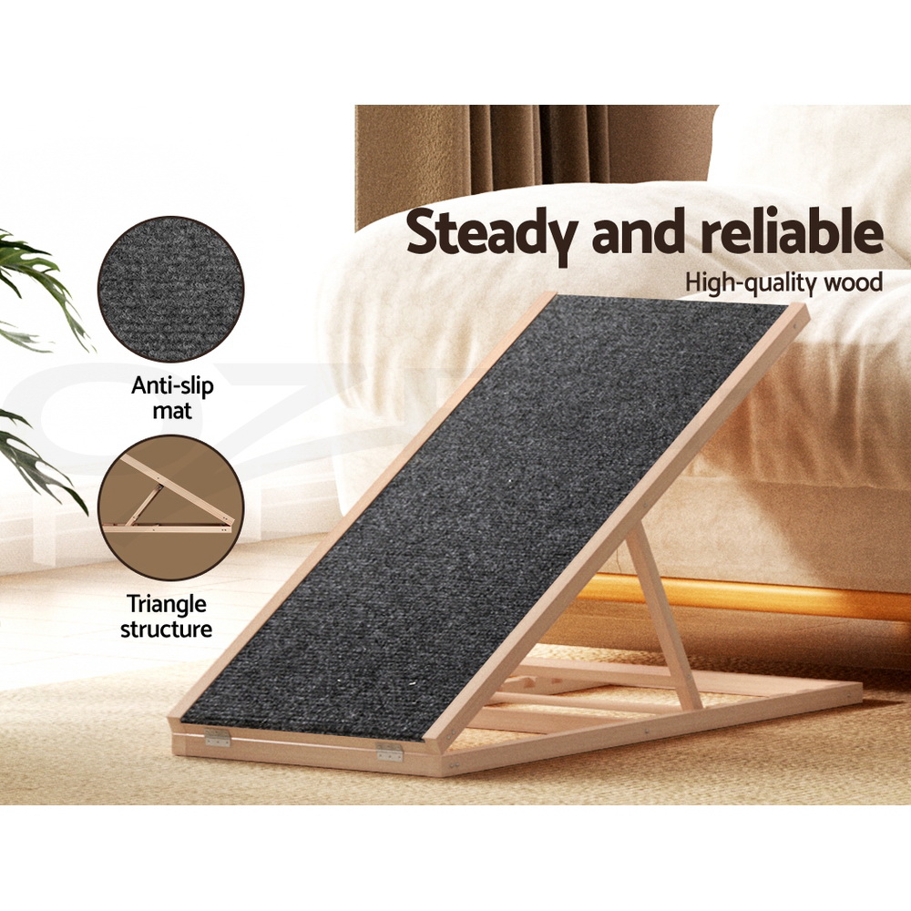 i.Pet Dog Ramp Steps For Bed Sofa Car Pet Stairs Ladder Travel Foldable Portable - Picture 69 of 72