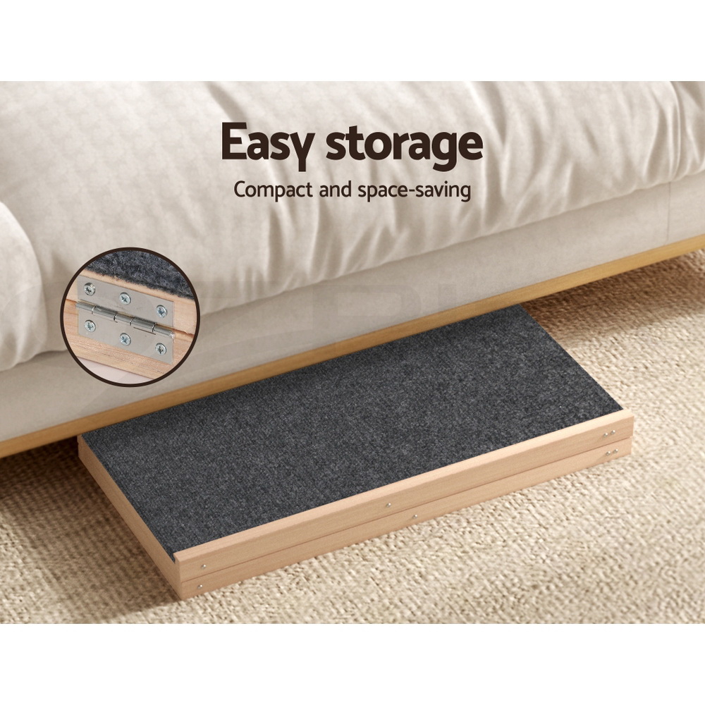 i.Pet Dog Ramp Steps For Bed Sofa Car Pet Stairs Ladder Travel Foldable Portable - Picture 61 of 72