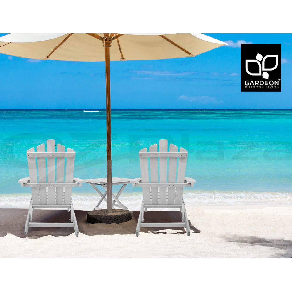 Gardeon Outdoor Chairs Table Set Beach Chair Adirondack Lounge Patio